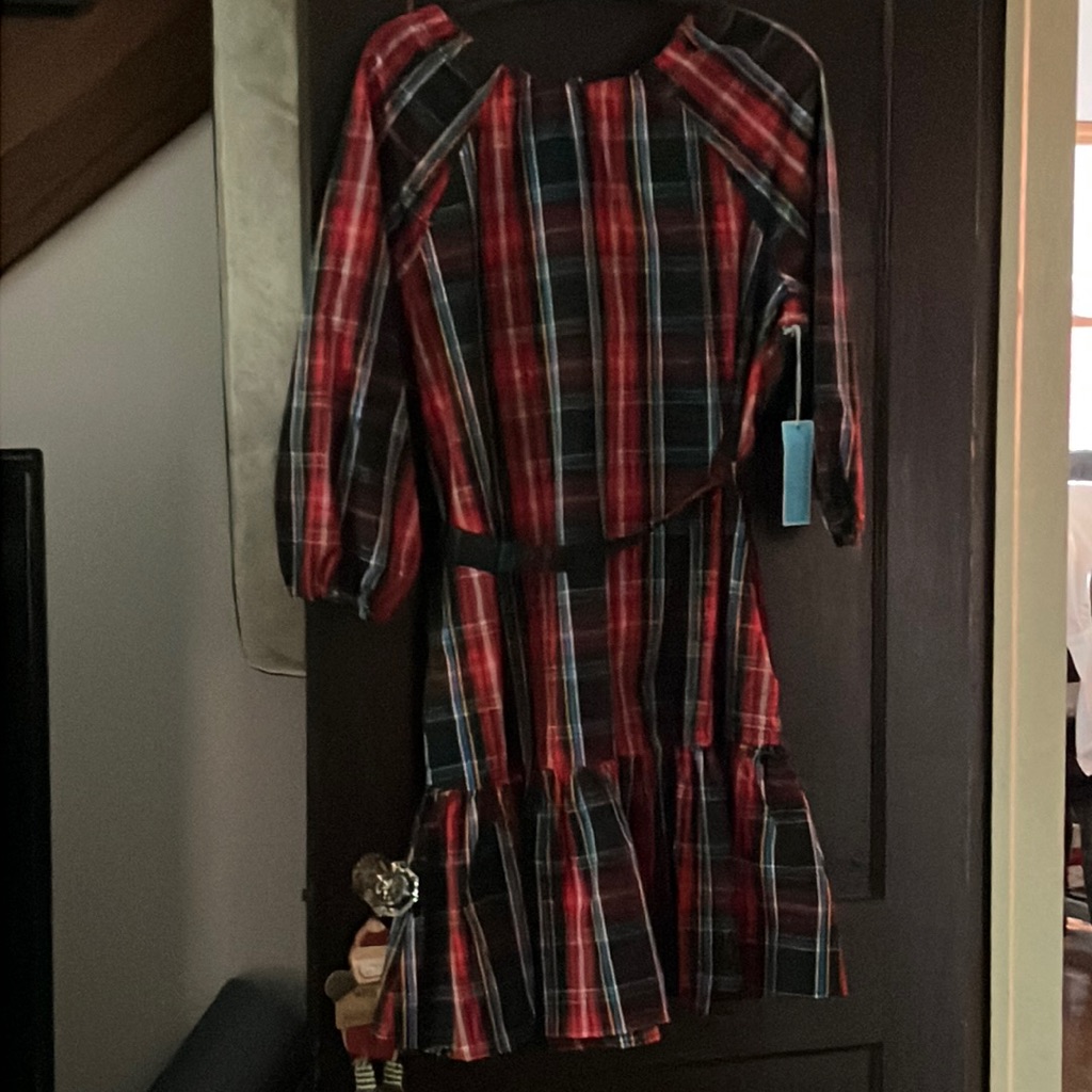 Nwt Draper A James Women’s Dress Size Xxl Plaid Holiday